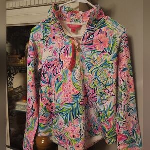 Lilly Pulitzer Skipper Popover Lilly's Favorite Things UPF 50+ Size Small